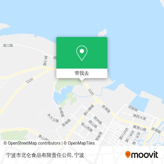 宁波市北仑食品有限责任公司地图