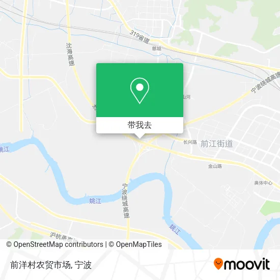 前洋村农贸市场地图
