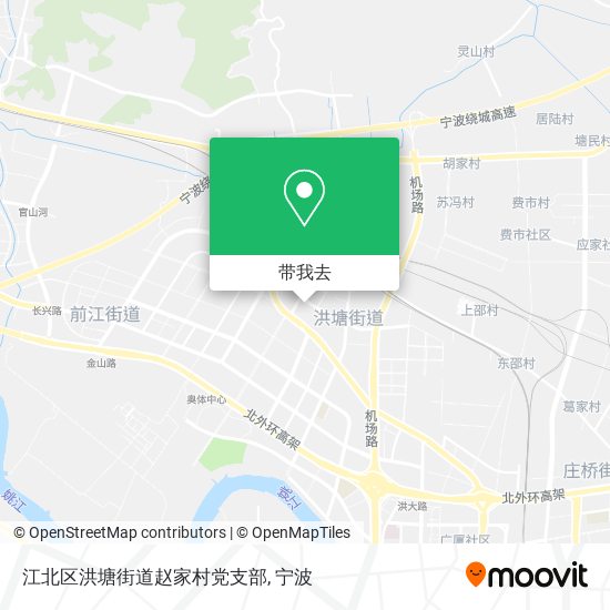 江北区洪塘街道赵家村党支部地图