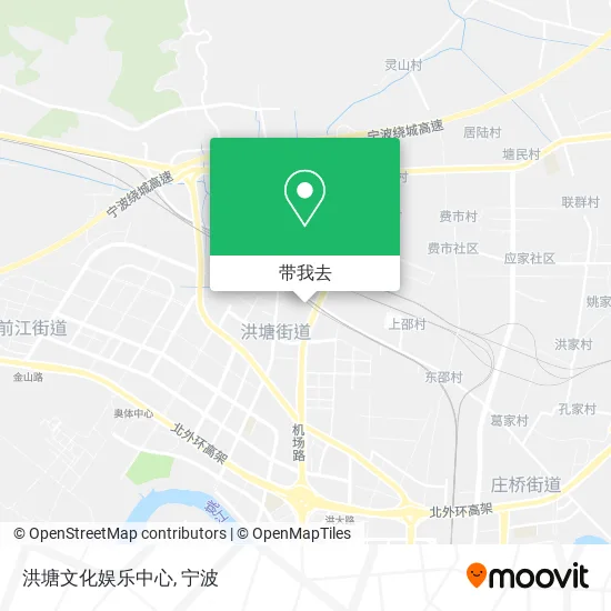 洪塘文化娱乐中心地图