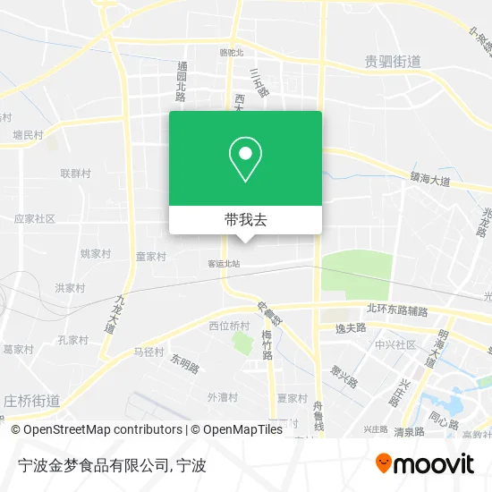 宁波金梦食品有限公司地图