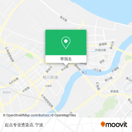 起点专业烫染店地图