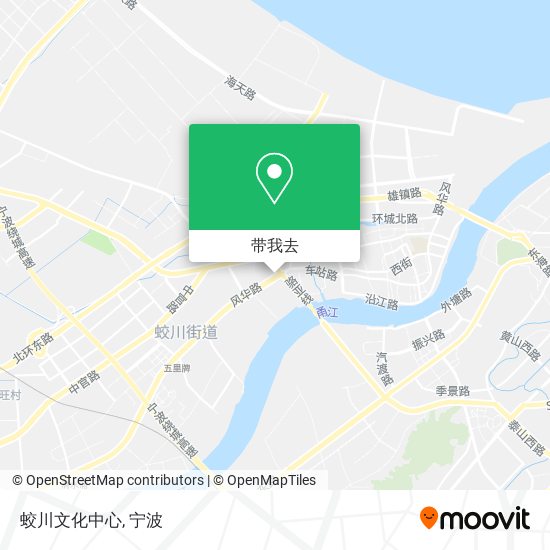 蛟川文化中心地图