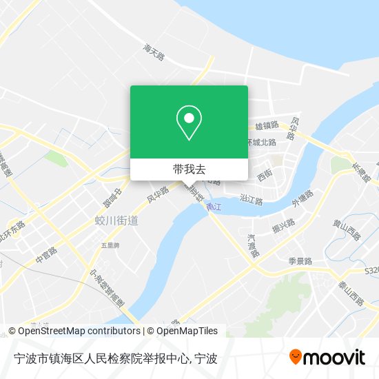 宁波市镇海区人民检察院举报中心地图