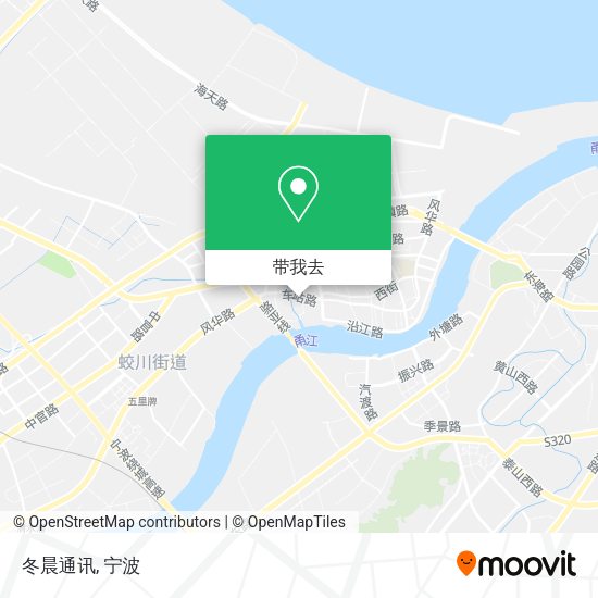 冬晨通讯地图