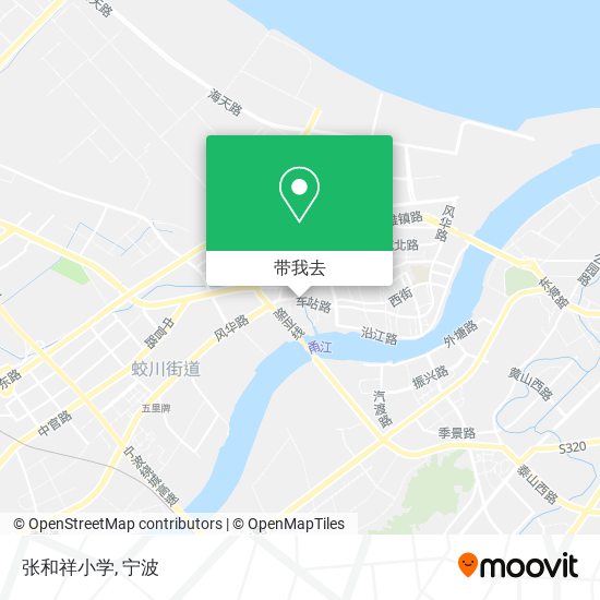 张和祥小学地图