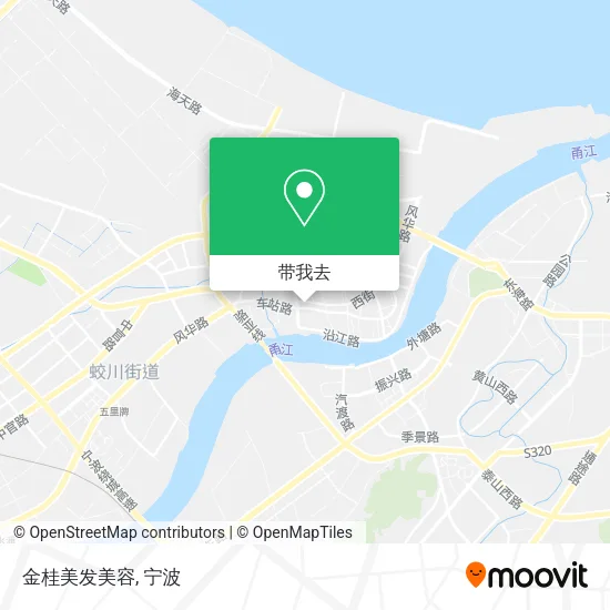 金桂美发美容地图