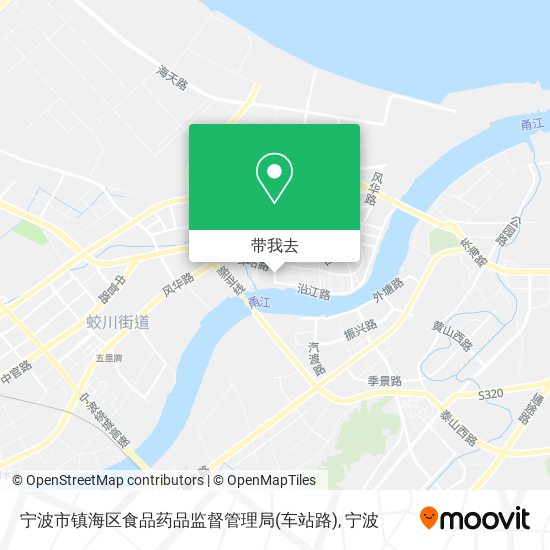宁波市镇海区食品药品监督管理局(车站路)地图