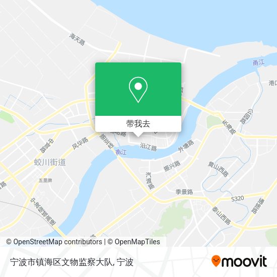 宁波市镇海区文物监察大队地图