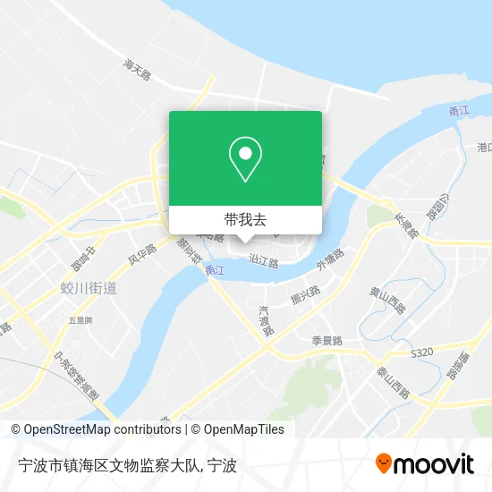 宁波市镇海区文物监察大队地图