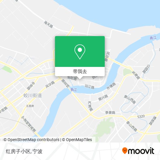 红房子小区地图