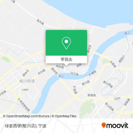 绿姿西饼(蛟川店)地图