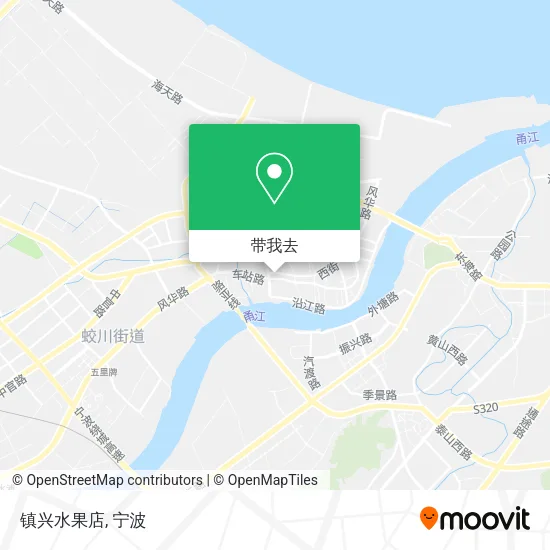 镇兴水果店地图