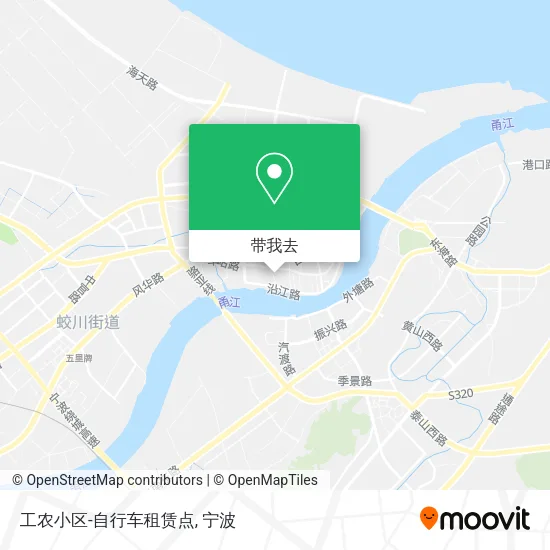 工农小区-自行车租赁点地图