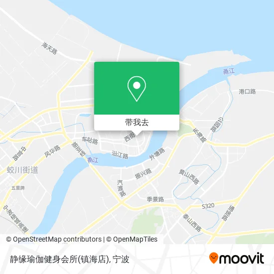 静缘瑜伽健身会所(镇海店)地图
