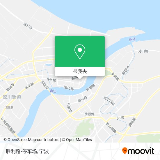 胜利路-停车场地图