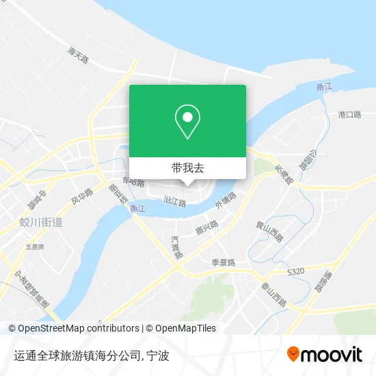 运通全球旅游镇海分公司地图