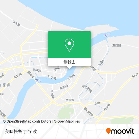 美味快餐厅地图
