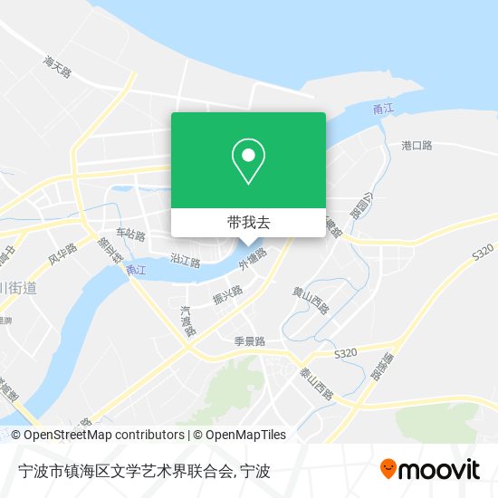 宁波市镇海区文学艺术界联合会地图