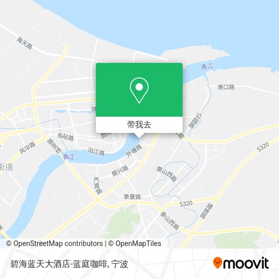碧海蓝天大酒店-蓝庭咖啡地图