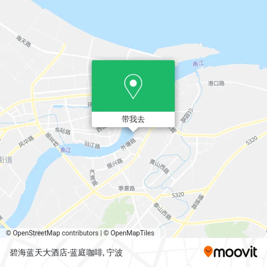碧海蓝天大酒店-蓝庭咖啡地图