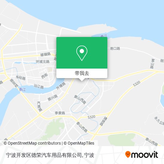 宁波开发区德荣汽车用品有限公司地图