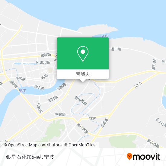 银星石化加油站地图