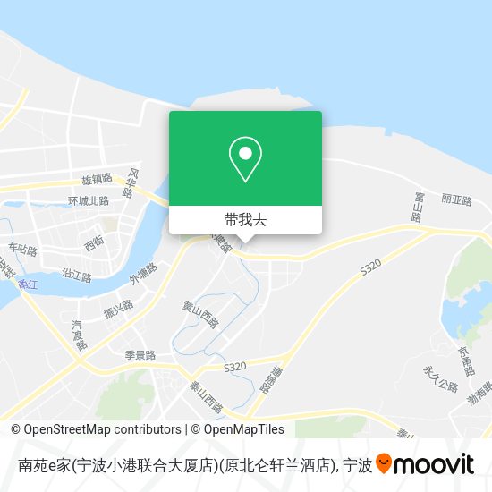 南苑e家(宁波小港联合大厦店)(原北仑轩兰酒店)地图