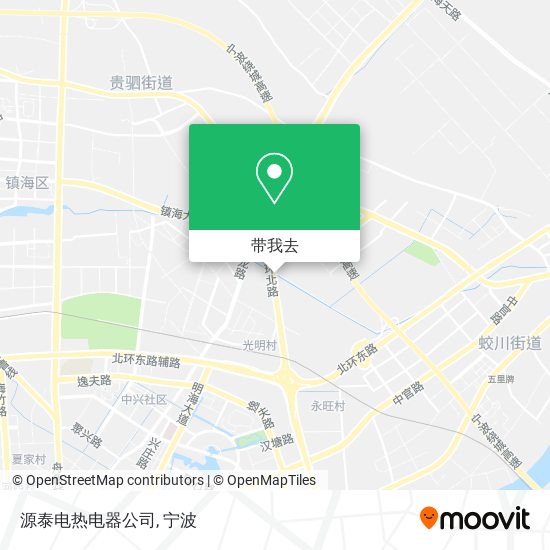 源泰电热电器公司地图
