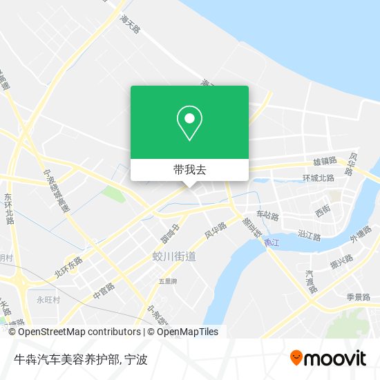 牛犇汽车美容养护部地图
