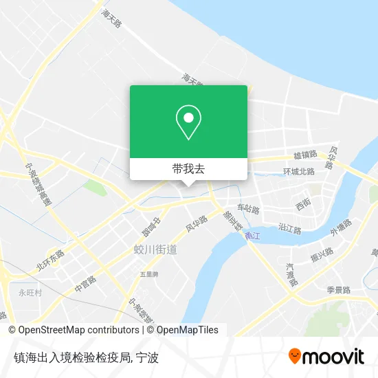 镇海出入境检验检疫局地图