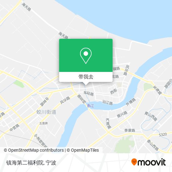 镇海第二福利院地图