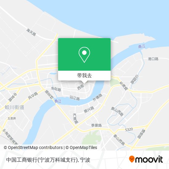 中国工商银行(宁波万科城支行)地图