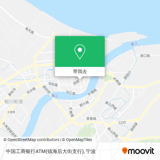 中国工商银行ATM(镇海后大街支行)地图