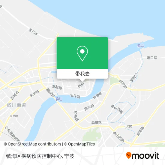 镇海区疾病预防控制中心地图