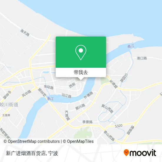 新广进烟酒百货店地图