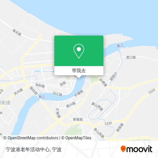 宁波港老年活动中心地图