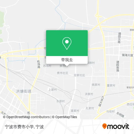 宁波市费市小学地图
