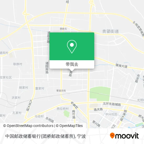 中国邮政储蓄银行(团桥邮政储蓄所)地图