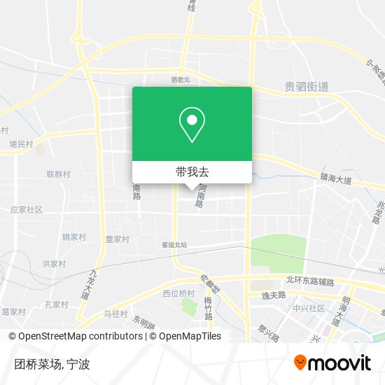 团桥菜场地图