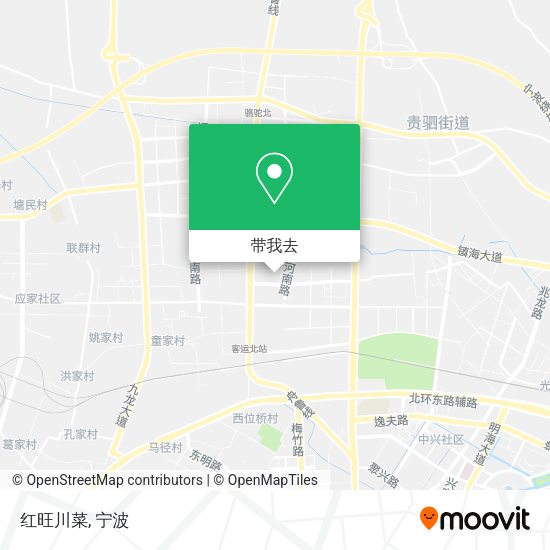 红旺川菜地图