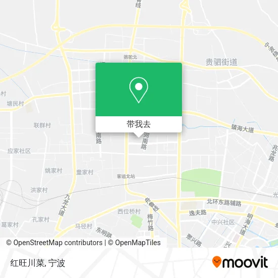 红旺川菜地图