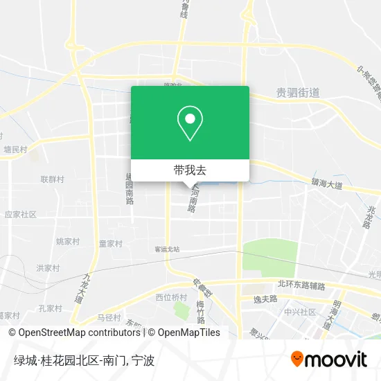 绿城·桂花园北区-南门地图