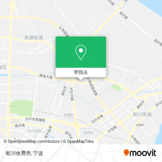 蛟川收费所地图