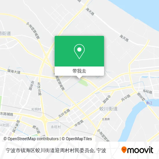 宁波市镇海区蛟川街道迎周村村民委员会地图