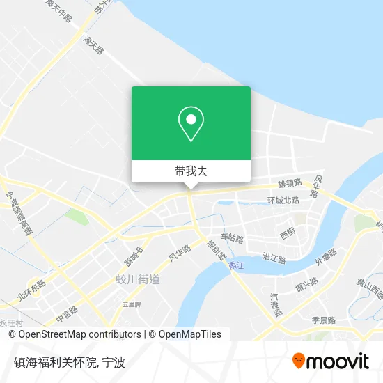 镇海福利关怀院地图