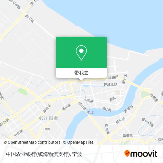 中国农业银行(镇海物流支行)地图