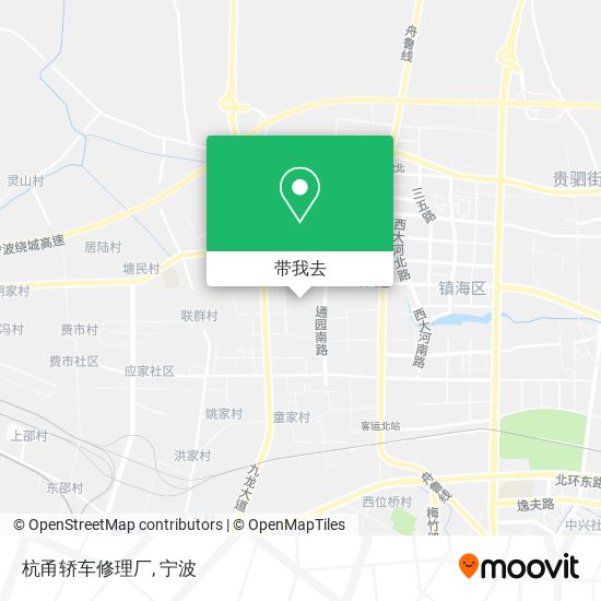 杭甬轿车修理厂地图