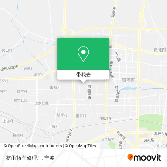 杭甬轿车修理厂地图