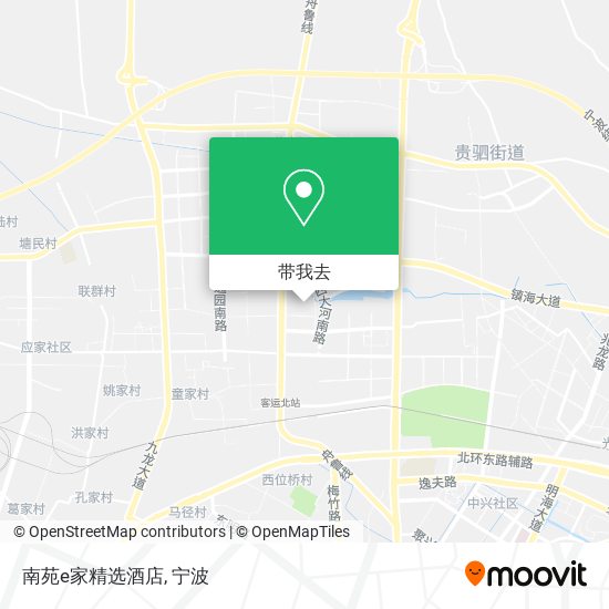 南苑e家精选酒店地图